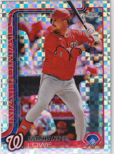 2025 Topps Chrome Baseball X-Fractors Nathaniel Lowe #49