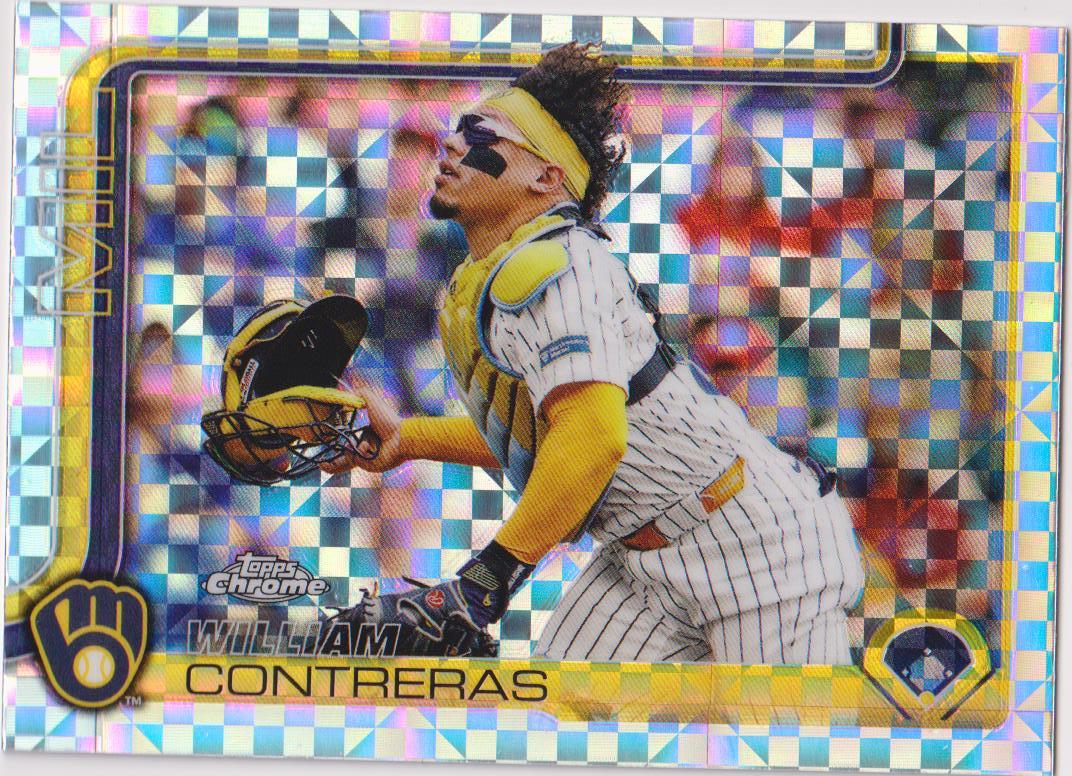 2025 Topps Chrome Baseball X-Fractors William Contreras #25