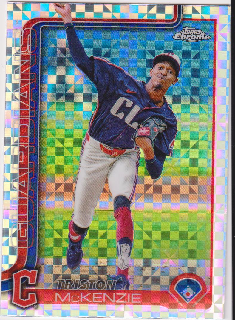 2025 Topps Chrome Baseball X-Fractors Triston McKenzie #21