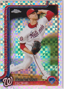 2025 Topps Chrome Baseball X-Fractors MacKenzie Gore #160