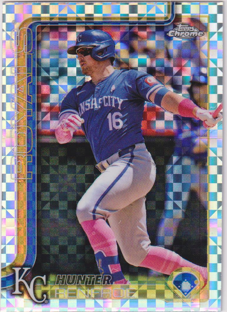 2025 Topps Chrome Baseball X-Fractors Hunter Renfroe #125