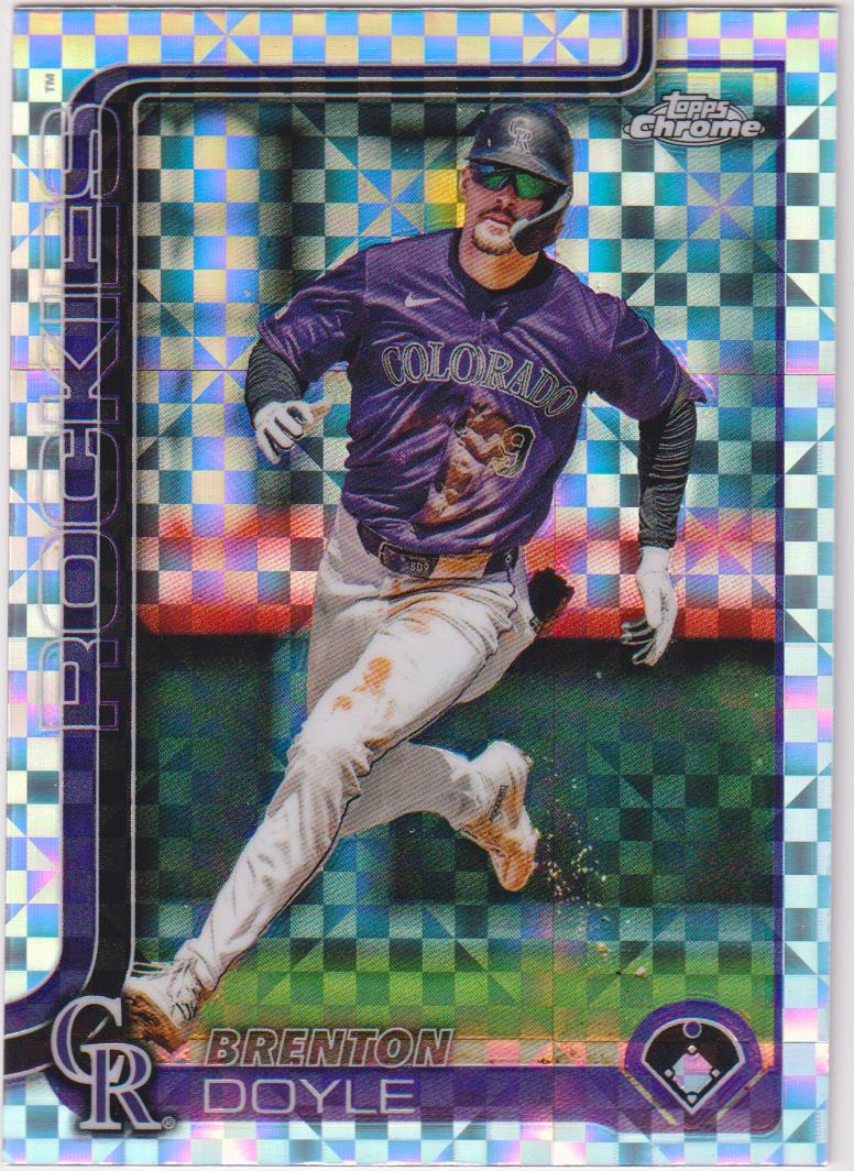 2025 Topps Chrome Baseball X-Fractors Brenton Doyle #118