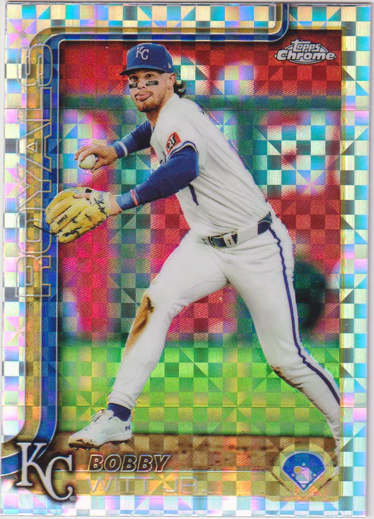 2025 Topps Chrome Baseball X-Fractors Bobby Witt Jr. #93