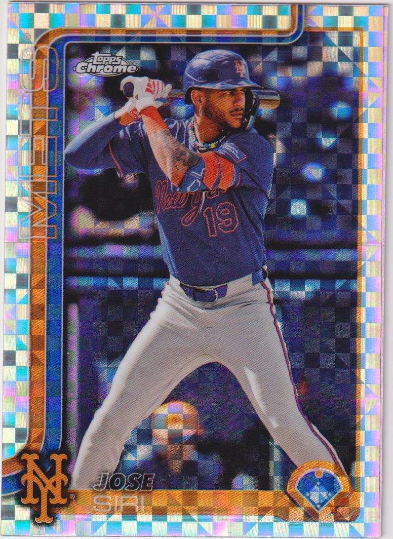 2025 Topps Chrome Baseball X-Fractors Jose Siri #195