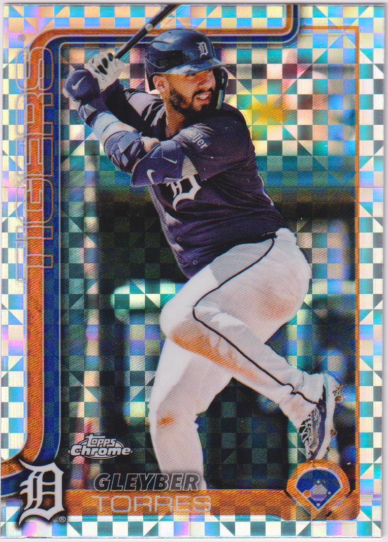 2025 Topps Chrome Baseball X-Fractors Gleyber Torres #190