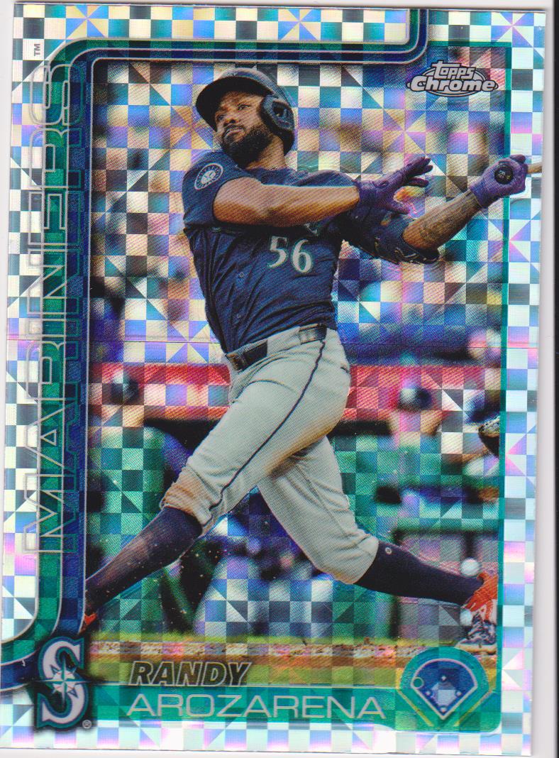 2025 Topps Chrome Baseball X-Fractors Randy Arozarena #164