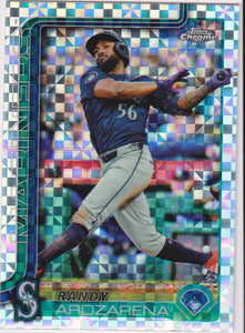 2025 Topps Chrome Baseball X-Fractors Randy Arozarena #164