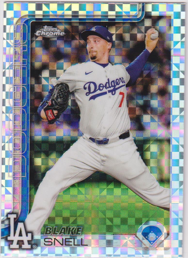 2025 Topps Chrome Baseball X-Fractors Blake Snell #175