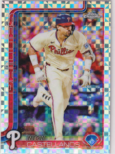 2025 Topps Chrome Baseball X-Fractors Nick Castellanos #226
