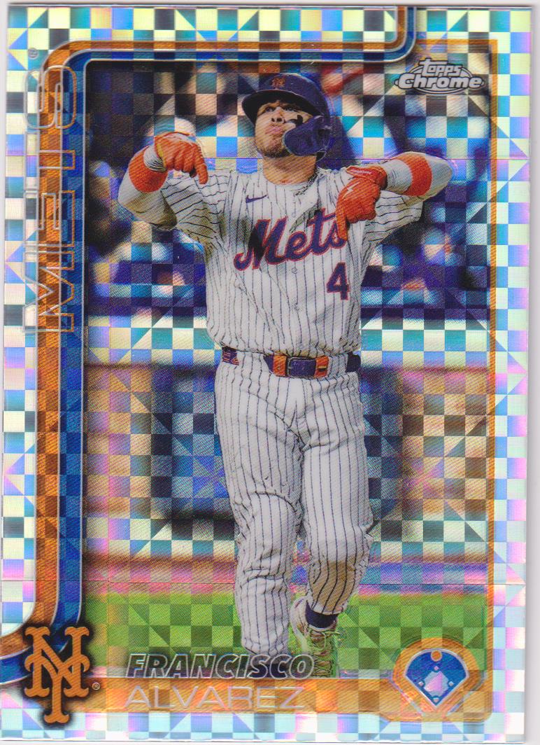 2025 Topps Chrome Baseball X-Fractors Francisco Alvarez #207