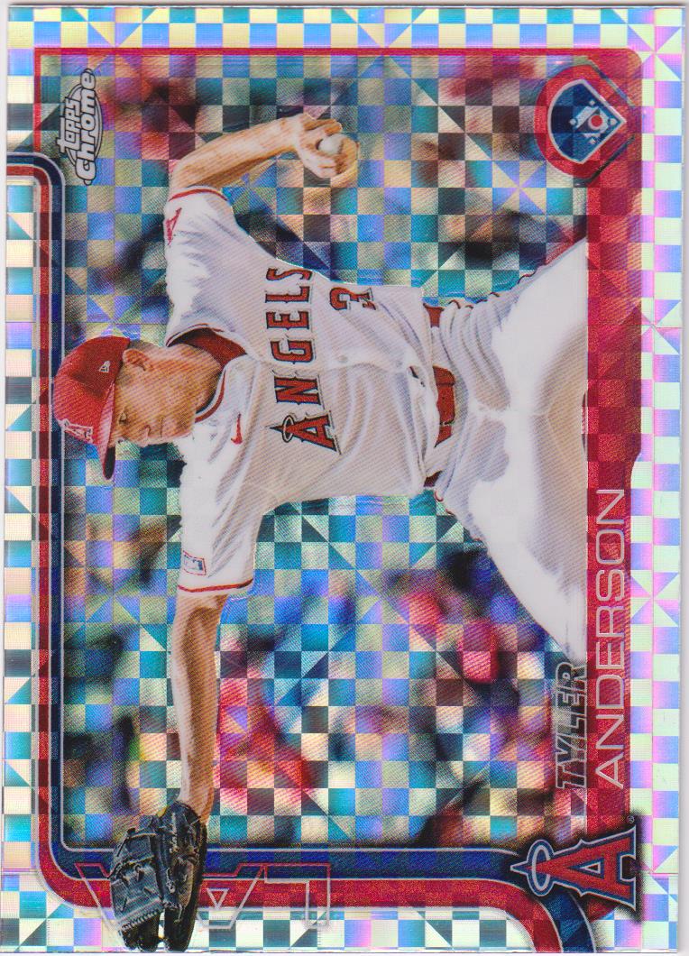 2025 Topps Chrome Baseball X-Fractors Tyler Anderson #227