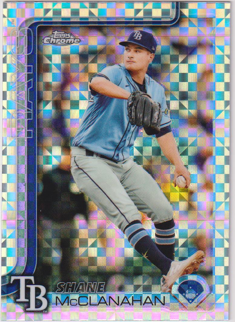 2025 Topps Chrome Baseball X-Fractors Shane McClanahan #298