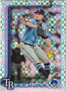 2025 Topps Chrome Baseball X-Fractors Shane McClanahan #298
