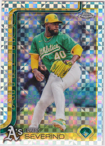 2025 Topps Chrome Baseball X-Fractors Luis Severino #241