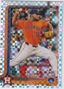 2025 Topps Chrome Baseball X-Fractors Ronel Blanco #292