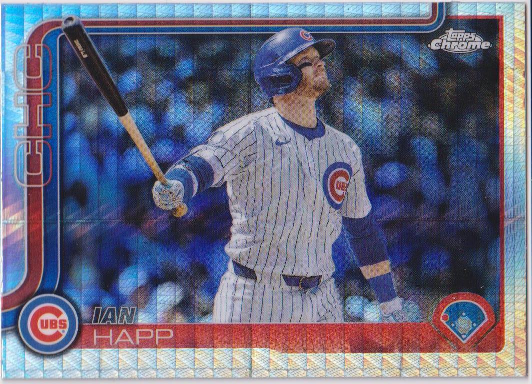 2025 Topps Chrome Baseball Prism Refractors Ian Happ #144