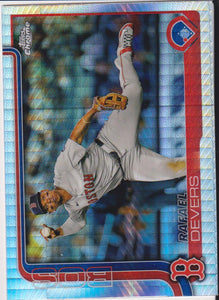 2025 Topps Chrome Baseball Prism Refractors Rafael Devers #127