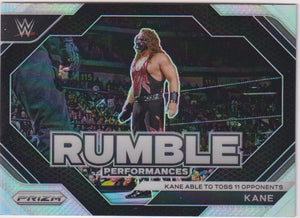 2024 Panini Prizm WWE Wrestling Rumble Performances Silver Prizms Kane #6