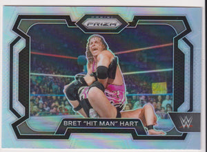 2024 Panini Prizm WWE Wrestling Silver Prizms Bret "Hit Man" Hart #26