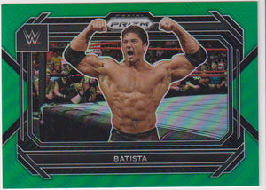 2023 Panini Prizm WWE Wrestling Green Batista #8