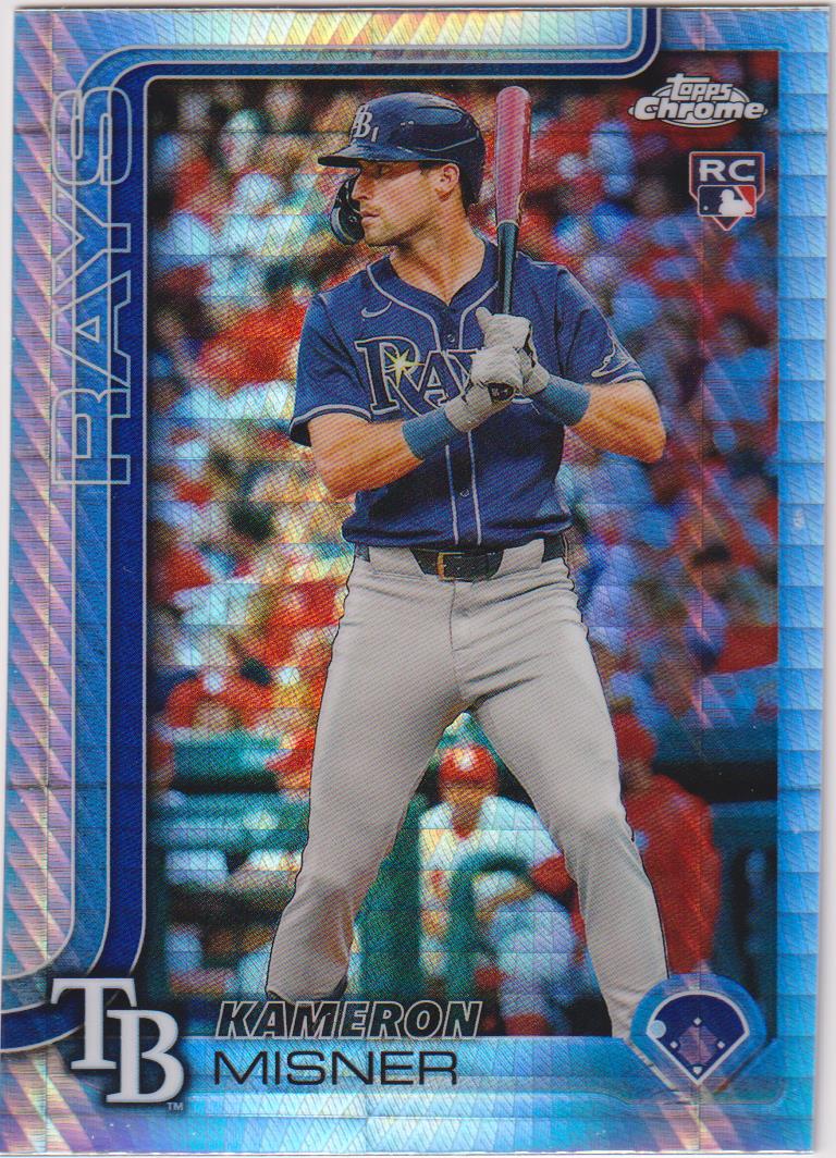 2025 Topps Chrome Baseball Prism Refractors Kameron Misner #130 Rookie
