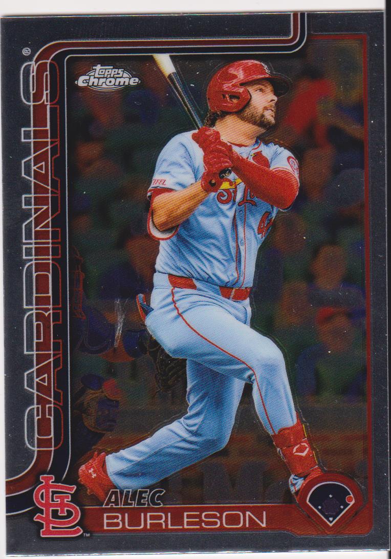 2025 Topps Chrome Baseball Alec Burleson #281