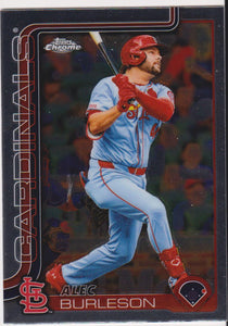 2025 Topps Chrome Baseball Alec Burleson #281