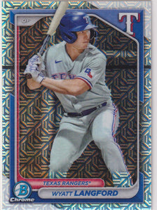 2024 Bowman Baseball Chrome Prospects Mojo Refractors Wyatt Langford #BCP-64