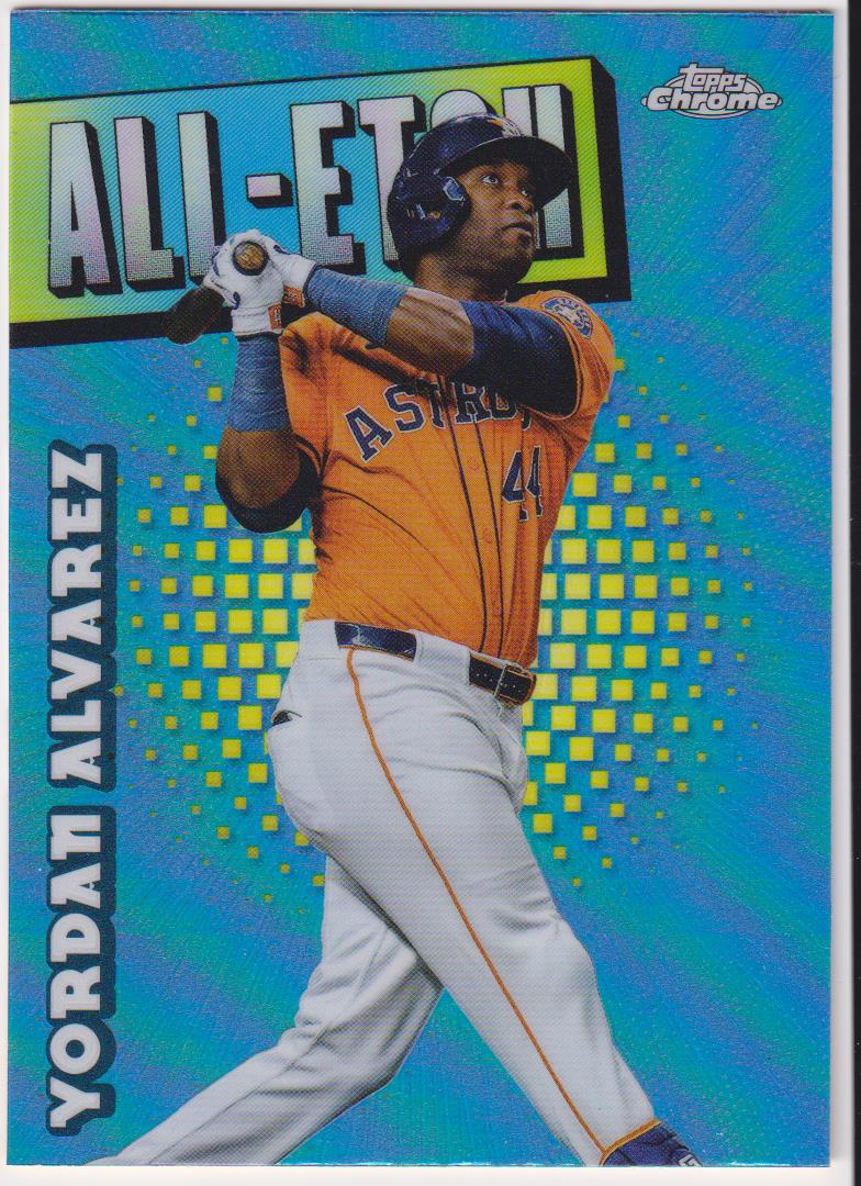 2025 Topps Chrome Baseball Chrome All-Etch Yordan Alvarez #CAE-14