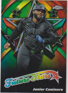 2025 Topps Chrome Baseball Future Stars Junior Caminero #FS-18