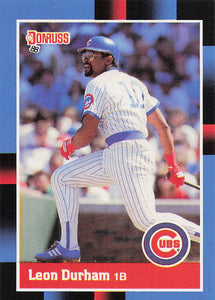 1988 Donruss Baseball Leon Durham #191b