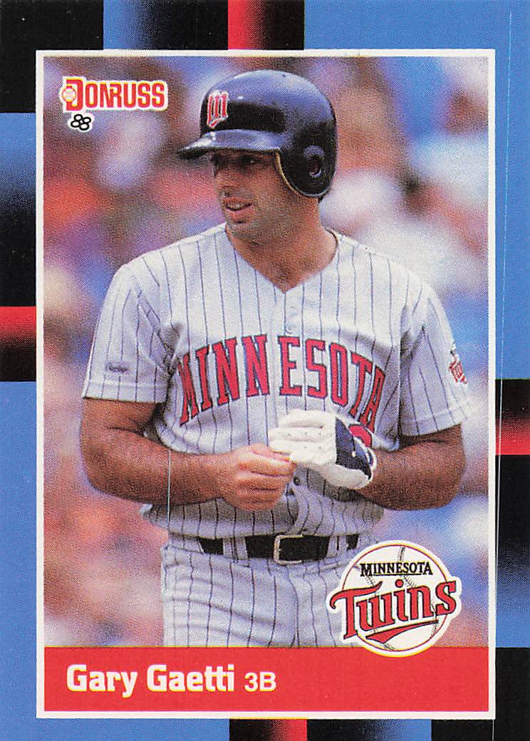 1988 Donruss Baseball Gary Gaetti #194b