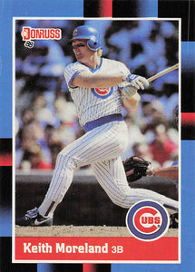 1988 Donruss Baseball Keith Moreland #201