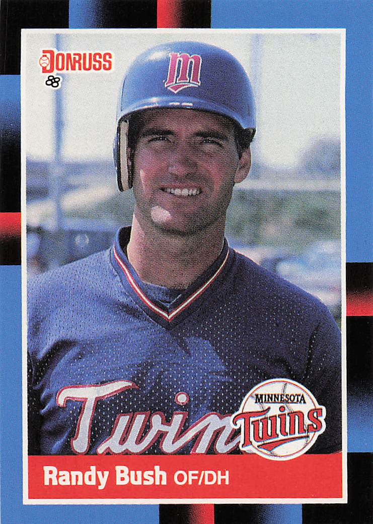 1988 Donruss Baseball Randy Bush #272