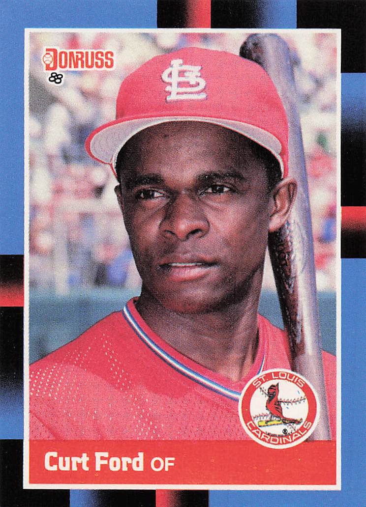1988 Donruss Baseball Curt Ford #417b
