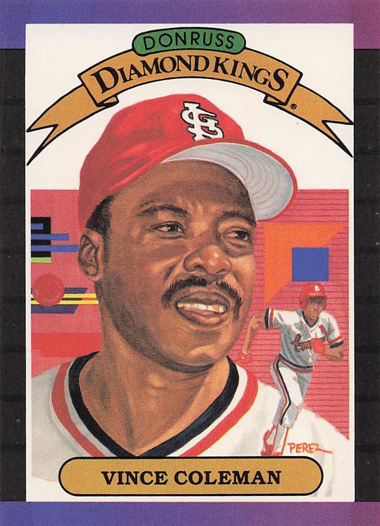 1989 Donruss Baseball Vince Coleman #19