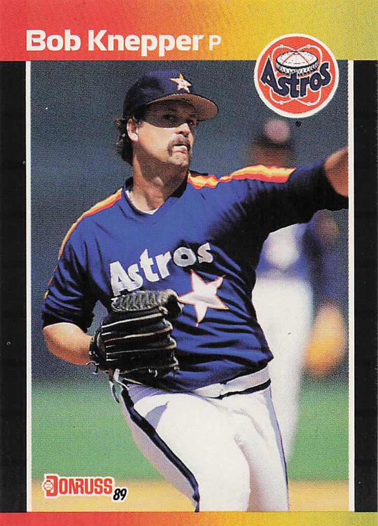 1989 Donruss Baseball Bob Knepper #123d