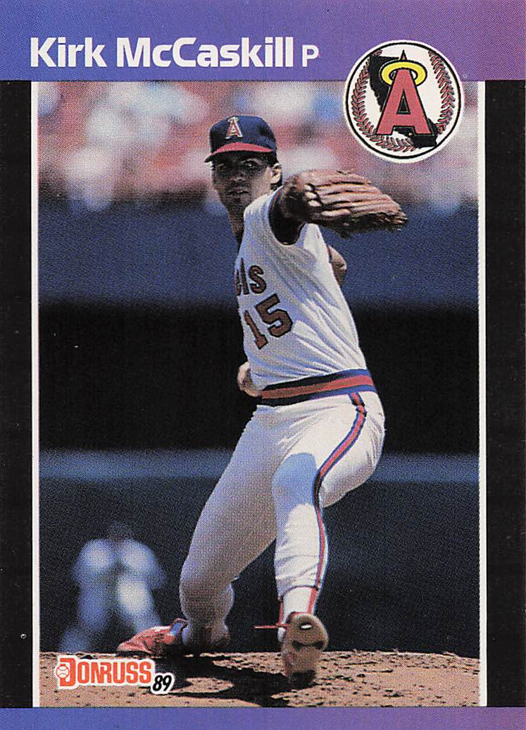 1989 Donruss Baseball Kirk McCaskill #136c