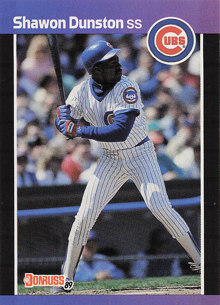 1989 Donruss Baseball Shawon Dunston #137