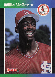 1989 Donruss Baseball Willie McGee #161