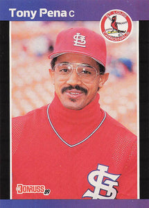 1989 Donruss Baseball Tony Pena #163