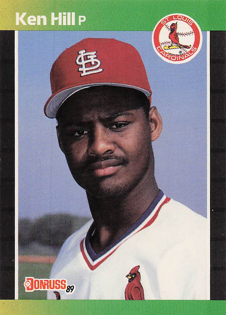 1989 Donruss Baseball Ken Hill #536c Rookie