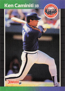 1989 Donruss Baseball Ken Caminiti #542b