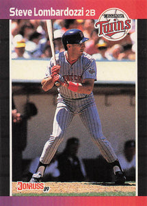 1989 Donruss Baseball Steve Lombardozzi #554b