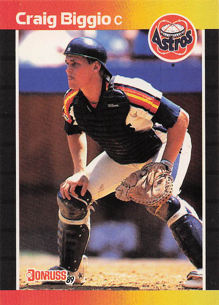 1989 Donruss Baseball Craig Biggio #561d Rookie