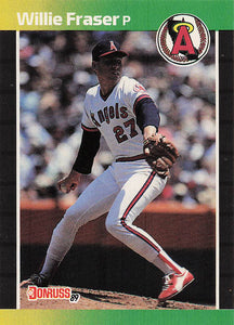 1989 Donruss Baseball Willie Fraser #567c