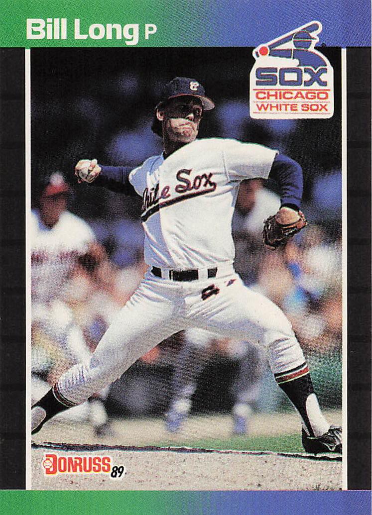1989 Donruss Baseball Bill Long #573c