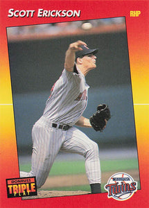 1992 Triple Play Baseball Scott Erickson #3
