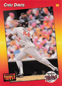 1992 Triple Play Baseball Chili Davis #27