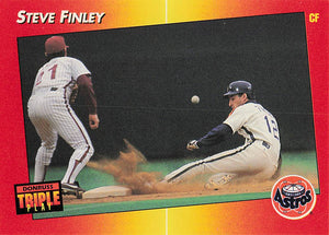 1992 Triple Play Baseball Steve Finley #43